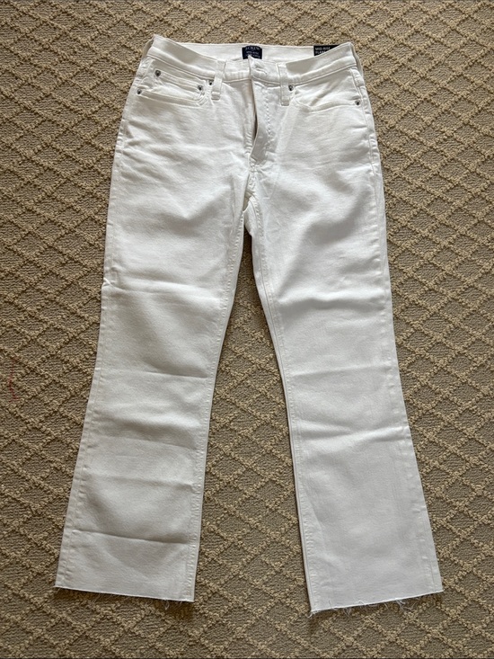 J. Crew Factory Denim - NWT J. Crew Factory White Mid-Rise Flare Crop Jeans